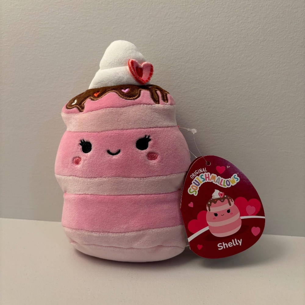 Shelly the Pink Strawberry Pancake Squishmallow